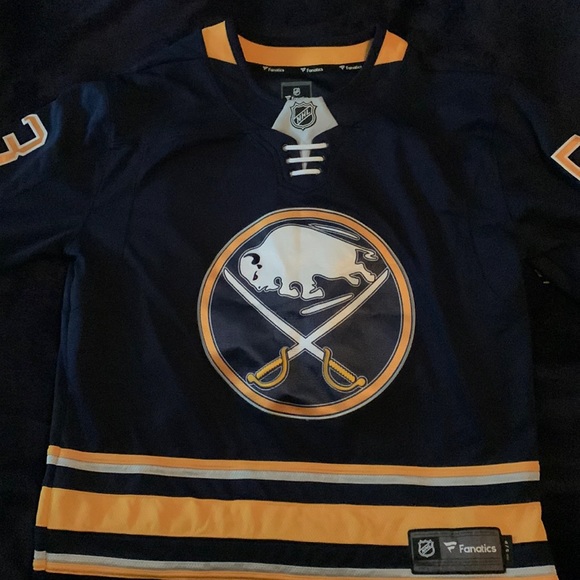 Buffalo Sabres Fanatics Branded Breakaway Home Jersey - Blue - Picture 1 of 4